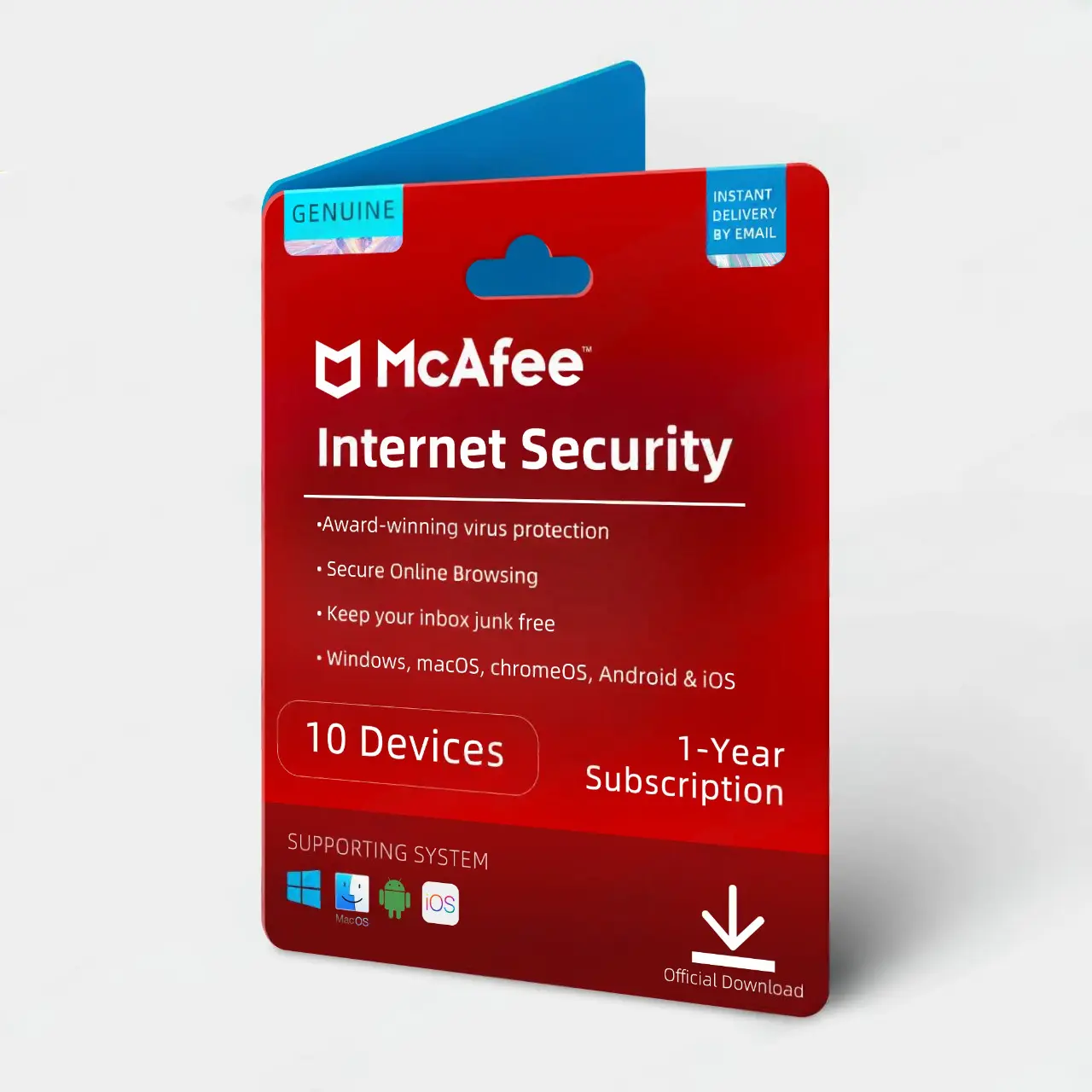 McAfee Internet Security 2025 – 10 Devices 1 Year Subscription